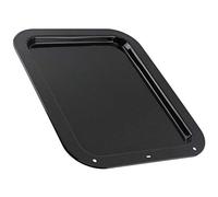 SPARES2GO Medium Non-Stick Vitreous Enamel Oven Baking Tray Sheet (36.5cm x 28.5cm x 2cm)