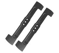 SPARES2GO Metal Blade for Qualcast Power Trak 400 4000 Lawnmower (40cm, Pack of 2)