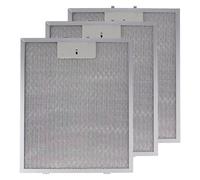 SPARES2GO Metal Mesh Filter compatible with Rangemaster Cooker Hood Extractor Fan Vent (Pack of 3 Filters, Silver, 320 x 260 mm)