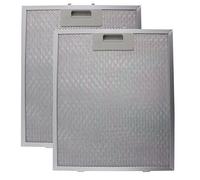 Spares2go Metal Grease Filter for Belling Cooker Hood (Silver, 320 x 260mm) (Pack of 2)