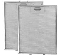SPARES2GO Metal Mesh Filter for Candy Cooker Hood/Extractor Fan Vent (Non-Universal, Pack of 2 Filters, Silver, 318 x 258 mm)