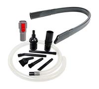 Spares2go Micro PC Desk Cleaning Kit + Flexible Crevice Tool compatible with Dyson V8 SV10 Cordless Vacuum Cleaner