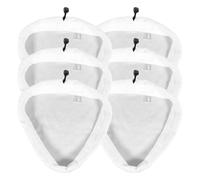 SPARES2GO Microfibre Cloth Cover Pads for Efbe Schott & Delta HST78Y Steam Cleaner Mop (Pack of 6)