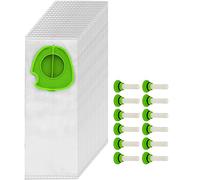 SPARES2GO Microfibre Dust Bags for Gtech Pro K9 ATF303 Vacuum Cleaner (10 Bags + 12 Scented Cartridges)