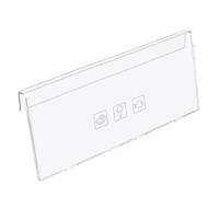 Spares2Go Middle Drawer Clear Front Panel Handle For Beko Fridge Freezer