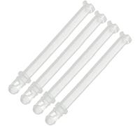 SPARES2GO Milk Aspiration Tube Pipe Compatible with DeLonghi Nespresso Lattissima Coffee Machine EN550 EN520 EN560 (Pack of 4)