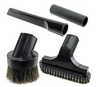 SPARES2GO Mini Brush Stair Crevice Tool Kit for Numatic Henry Hetty Vacuum | Includes Hose Adaptor, Complete Set of Dusting and Dirt Nozzle Cleaning Tools, 32mm Diameter
