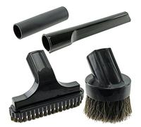 SPARES2GO Mini Crevice Stair & Round Brush Tool Kit for Shopvac Vacuum Cleaners (32mm)