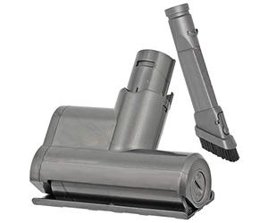 Spares2go Mini Turbine Brush Head + Slim Crevice Tool compatible with Dyson DC59 V6 Cordless Vacuum Cleaner