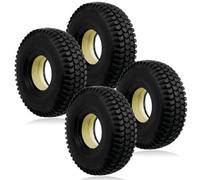 Spares2Go Mobility Scooter Tyre 3.00 X 4 Solid Block Tread 300-4 300X4 260X85 Pu Fill X 4