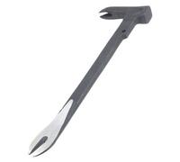 Nail Puller Hammer Crowbar Double Ended 3-in-1 Prying Lifting Crow Bar Tool (10" / 250mm)
