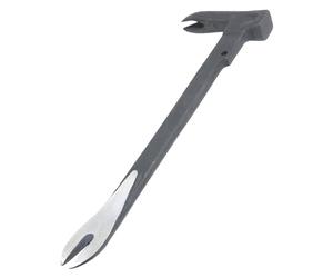 SPARES2GO Nail Puller Hammer Crowbar Double Ended 3-in-1 Prying Lifting Crow Bar Tool (10" / 250mm)