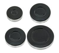 Non Universal Oven Cooker Hob Gas Burner Crown & Flame Cap Kit for BEKO BLOMBERG - Small, 2 Medium & Large, 55mm - 100mm