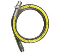 Spares2Go Oven Cooker Gas Hose Supply Pipe Bayonet Straight Connector 3Ft X 1/2" Universal