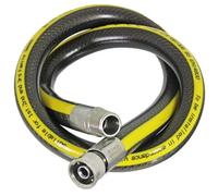 SPARES2GO Universal 'Micropoint' Oven Cooker Gas Supply Hose Pipe (3ft 1/2 inch, BS EN14800 CE)