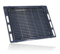 SPARES2GO Oven Grill Tray for Hotpoint Shelf Fat Pan Base and Grid Rack 476mm x 365mm x 40mm Deep C00506253
