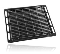 SPARES2GO Oven Grill Tray Shelf UNIVERSAL Full Width Roasting Base Pan Rack 476mm x 374mm