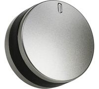 Spares2go Control Dial Switch Knob for Lamona 450002486 LAM3200 LAM3204 LAM3401 Oven Cooker 40 mm Plastic (Silver/Black)