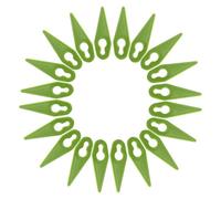 Spares2Go Plastic Blades Compatible With Gtech Gt3.0 Gt4.0 St01 St02 St04 St05 St20 Grass Trimmer Strimmer (Pack Of 20)