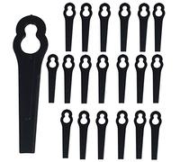 SPARES2GO Plastic Blades Fig 8 Type for Black & Decker Lawnmower (Pack of 20)