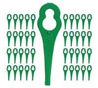 SPARES2GO Plastic Blades for Gtech ST04 ST05 Strimmer Trimmer (Pack of 40)