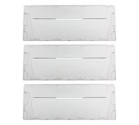 Spares2go Plastic Drawer Flap Front Handle for Hotpoint RFA52 RFAA52 Fridge Freezer (Pack of 3)