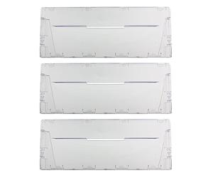 Spares2go Plastic Drawer Flap Front Handle for Indesit CA55 CAA55 NCA55 Series