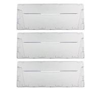 Spares2Go Plastic Drawer Flap Front Handle For Indesit Ca55 Caa55 Nca55 Series Fridge Freezer (Pack Of 3)