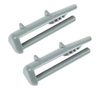 SPARES2GO Plastic Rear Rail End Caps for Beko Dishwasher (Pack of 2)