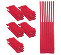 Spares2Go Power Sweeper Brushes For Westwood Countax Lawn Tractor Mower 5086 Bristles X 54 Red
