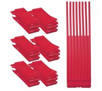 Spares2Go Power Sweeper Brushes For Westwood Countax Lawn Tractor Mower 5086 Bristles X 60 Red