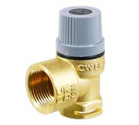 SPARES2GO Pressure Relief Valve for Vaillant Thermocompact Turbomax Plus Pro VU VUW Boiler 3 Bar 3/4" x 1/2" Safety PRV (190732)
