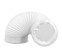 Spares2go PVC Flexible Vent Pipe Duct Hose compatible with Midea Air Conditioning Conditioner (6" x 3 Metres, White)