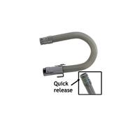 SPARES2GO Quick Release Hose Compatible with Dyson DC07 Vacuum Cleaners (4m, Grey/Iron)