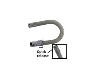 Spares2go Quick Release Hose for Dyson DC07 Vacuum Cleaners - 4m, 4.1m Stretch, Grey/Iron - HJ8U