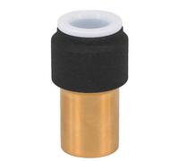 Spares2Go Radiator Valve 15mm X 10mm Black Pushfit Reducing Straight Speed Fit Compression Stem