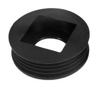 Spares2Go Rainwater Downpipe Adaptor 65mm Square / 68mm Round Pipe To 110mm Soil Waste Drain Connector