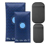 Spares2Go Reusable Dehumidifier Car Home Moisture Absorber Silica Gel Desiccant Bags With Non-Slip Mats (350G + 1Kg)
