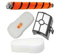 SPARES2GO Roller Brush Filter Kit compatible with Shark HZ500UK Vacuum Cleaner Soft Brushroll + HEPA Allergy Filters Set