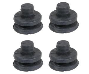 SPARES2GO Round Foot for Magimix Compact CS 2100 3100 3200 4200 5200 XL Food Processor (Pack of 4 Feet, Black)