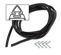 Spares2go Rubber Door Seal With Barbed Clips For Bush Oven Cookers