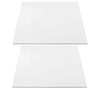 SPARES2GO Salad Crisper Cover Shelf compatible with Liebherr Fridge Freezer (Clear, Cut to Size, Pack of 2)