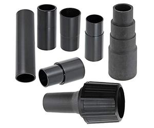 SPARES2GO Sander Planer Dust Extraction Power Tool Adapters, Compatible with Nilfisk Vacuum Cleaners (Pack of 7, 26mm, 30mm, 32mm, 35mm, 38mm)