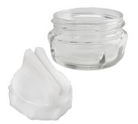 SPARES2GO Screw In Glass Lamp Bulb Lens Light Cover + Auxiliary Removal Tool for Neff Oven Cooker