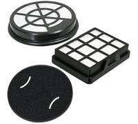 SPARES2GO Secondary Foam HEPA Filter Kit for Bosch BGC05 BGS05 Series Cylinder Vacuum Cleaner