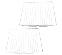 SPARES2GO Shelf Rack for Beko Oven (Pack of 2 Shelves, 395mm x 367mm)