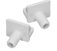 SPARES2GO Shelf Support Clip for Neff Fridge Freezer (Pack of 2, White)