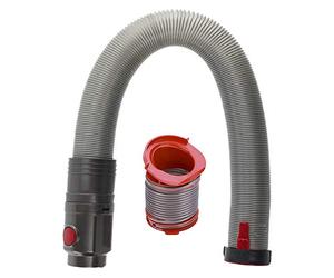 SPARES2GO Short Internal Hose + Main Stretch Hose for Dyson DC40 DC40i Animal Multi Floor Vacuum Cleaner (Silver / Red)