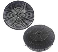 SPARES2GO SIA2 Type Active Carbon Odour & Grease Filter compatible with SIA Cooker Hood Vent Extractor (Pack of 2)