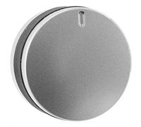 Spares2go Silver/Black Switch Knob Compatible with Lamona LAM3200 LAM3204 LAM3401 Hob Oven Cooker